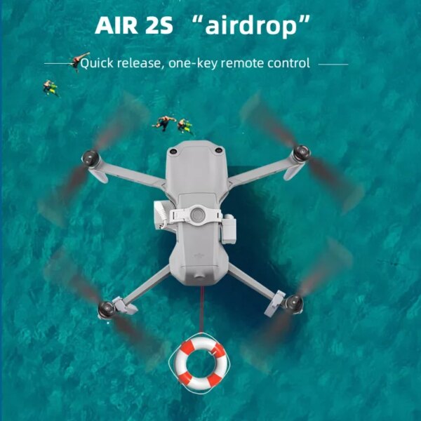 DJI Mavic Air 2/AIR 2S Airdrop Air Drop System Drone Fishing Bait Ring Gift Deliver Life Rescue Remote Throw Thrower