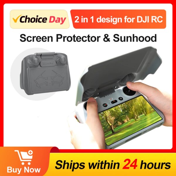 DJI Mini 3 Pro Accessories RC Protector Shell Remote Controller Screen Sun Hood Foldable Sunshade Cover Scratch Proof Case