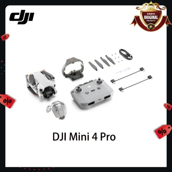 DJI Mini 4 Pro Drone Fly More Combo Under 249g 4K/60fps HDR True Vertical Shooting ActiveTrack 360°