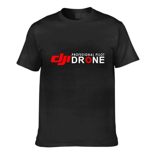 DJI Professional Pilot Drone printed summer men T Shirt Women New Fashion men tops tees Female Casual T-shirts