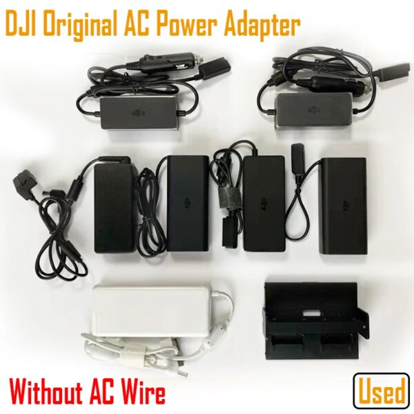 DJI Used Original AC Power Adapter AC Charger  for DJI Phantom 3 Phantom 4 Mavic Pro Mavic 2 Mavic Air 2 Mavic 2S Mavic 3