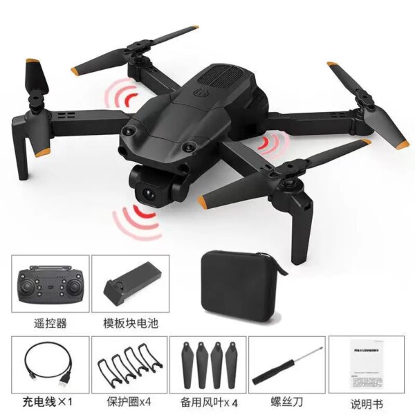 Drone 4K HD Professional S172 Pro Dual Camera 3 Axis Gimbal With HD Camera Rc Distance Brushless Quadcopter Toys Drones