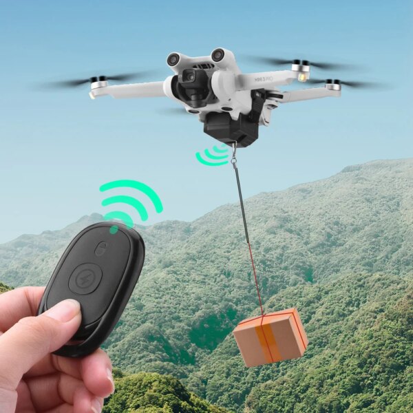 Drone Air Thrower For SG906MAX/SJRC F11S/Zino/X8SE Wedding Proposal Delivery Dispenser Airdrop Rescue Device Holder Toy Aircraft