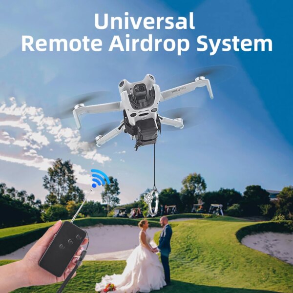 Drone Airdrop System Max 1kg Loading Airdrop Release Drop Device For DJI Mini 4 Pro/Mavic 2/3/Air 3