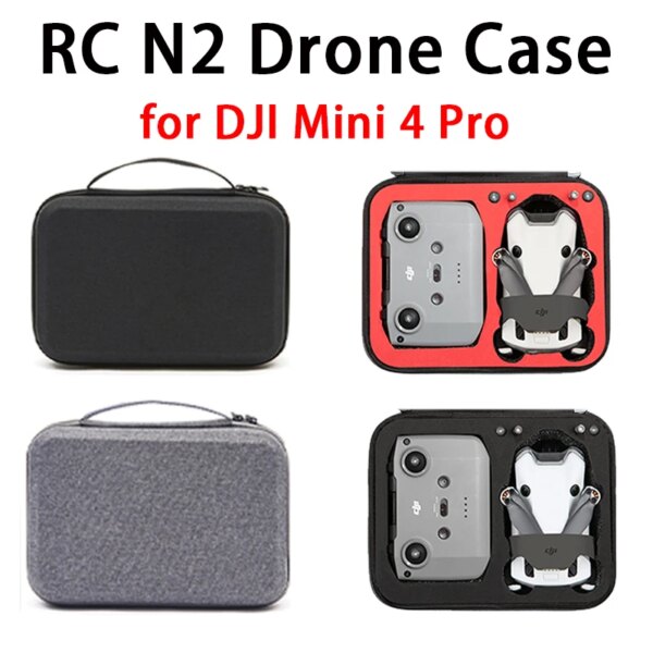 Drone Bag For DJI Mini 4 Pro Portable Carrying Case RCN2 Storage Bag Remote Controller Body Handbag for DJI Mini 4 Pro Accessory