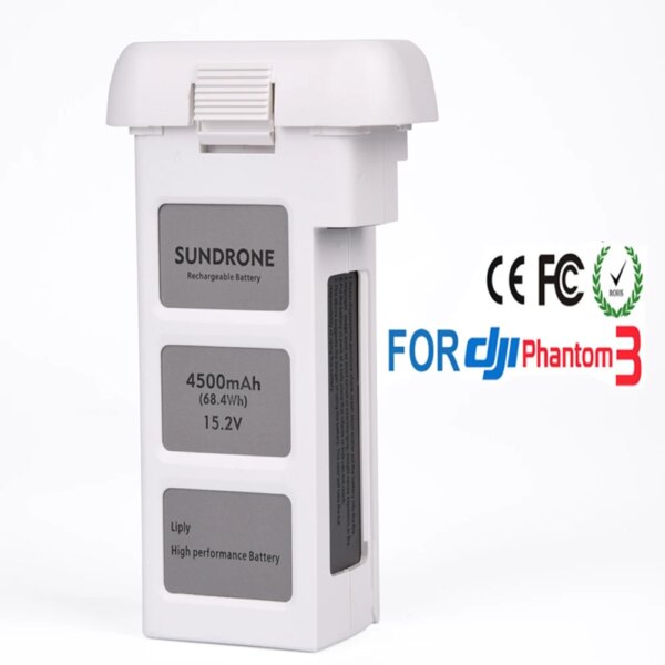 Drone Battery for DJI phantom 3 Professional/3/Standard/Advanced 15.2V 4500mAh LiPo 4S Intelligent Battery