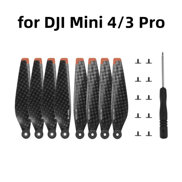 Drone Carbon Fiber Propeller for Mini 4 Pro 6030F Propellers Low Noise Wing Blades for DJI Mini 3 Pro Accessories