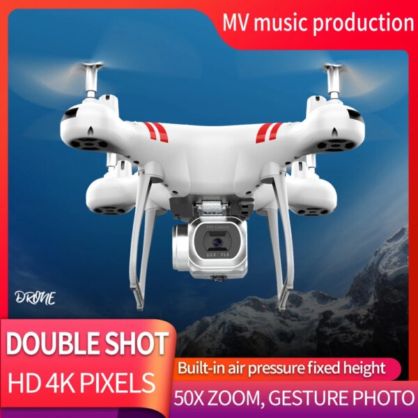 Drone Double 4K Wifi FPV HD Camera KY101 Drone Altitude Hold Gesture Mode Long Flying time RC Quadcopter Drone Toys For Boy