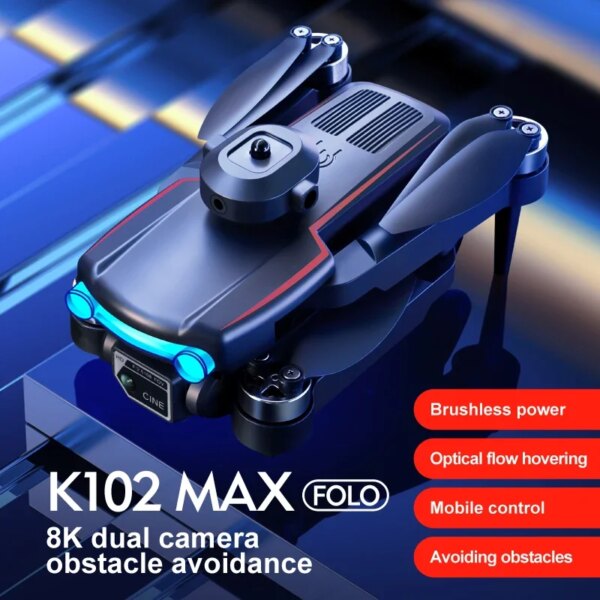 Drone K102 MAX 8K GPS Brushless Professional HD Aerial Photography Dual-Camera Omnidirectional Obstacle Avoidance Quadrotor UAV