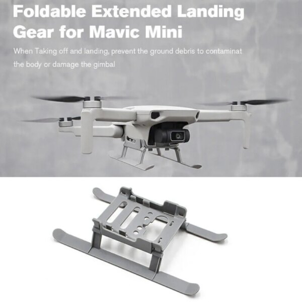 Drone Landing Gear Foldable Increase Leg Stabilizer For DJI Mavic Mini /Mini 2