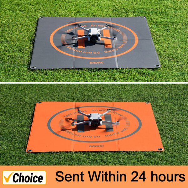 Drone Landing Pad Portable Double-sided Colors Helicopter Landig Mat Waterproof with Ground Nail for DJI Mini 3 Pro AVATA Air 2S