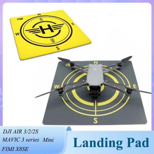 Drone Landing Pads For DJI Air 3/2S/MAVIC 3 Pad For FIMI X8 SE Portable Waterproof PU Two-sided For DJI Mini 3 pro