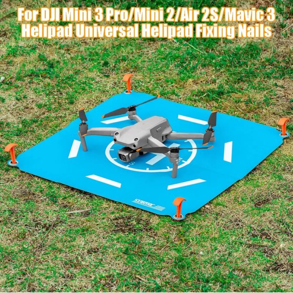 Drone Take-Off Pad Ground Pegs For DJI Mini 3 Pro/Mini 2/Air 2S/Mavic 3 Nail For DJI Mini 3 Pro/Mini 2/Air 2S/Mavic 3