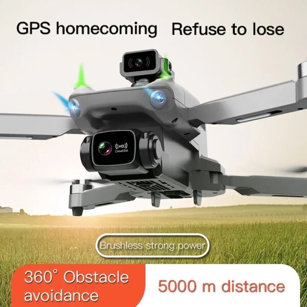 Dual Camera HD Obstacle Avoidance Brushless Motor GPS 5G RC Quadcopter S11 Pro Vision Aerial Photography Professional Drone