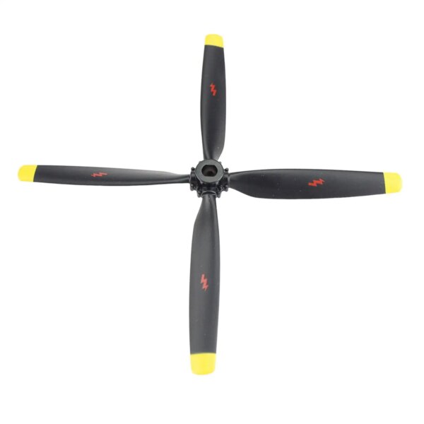 Durable RC Airplane Propellers 4 Blade RC Prop Model Low Noise Accessory Replacement Spare Propeller Spare Parts Accs RC Plane