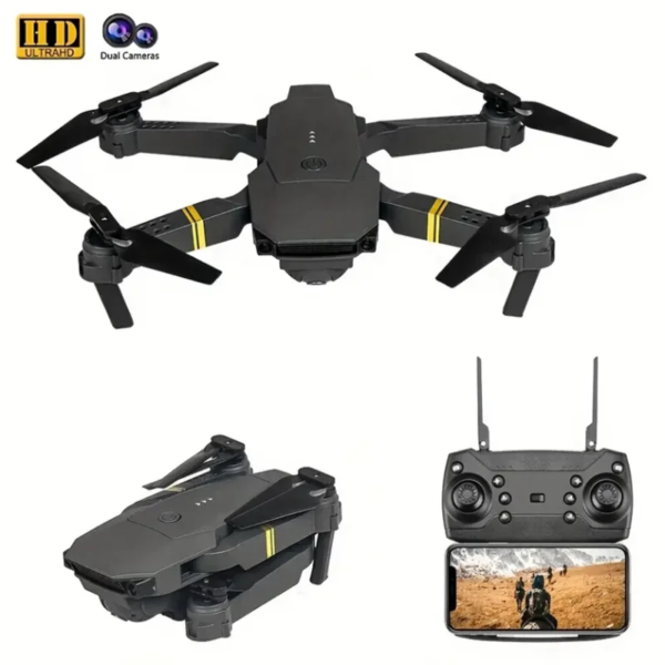 E58 Mini RC Drone With Camera HD Wifi Fpv Photography Foldable Quadcopter Fixed Height Professional Drones Gifts Toys for Boys