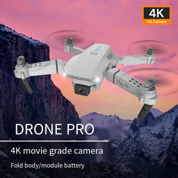 E88 Drone HD 4k Dual Camera Folding Four-Axis Aerial Photography Aircraft Remote Control Aircraft E525