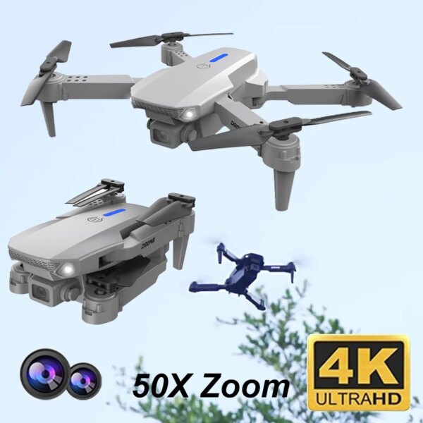 E88pro Drone Professional Drone Optical Flow 4k Dual Camera Aerial Photography Four Axis Aircraft Remote Control Aircraft