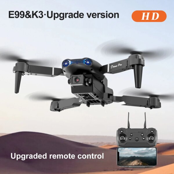 E99/K3 Pro Professional HD 4k Drone Camera High Hold Mode Foldable Mini RC WIFI Aerial Photography Quadcopter Toys Helicopter