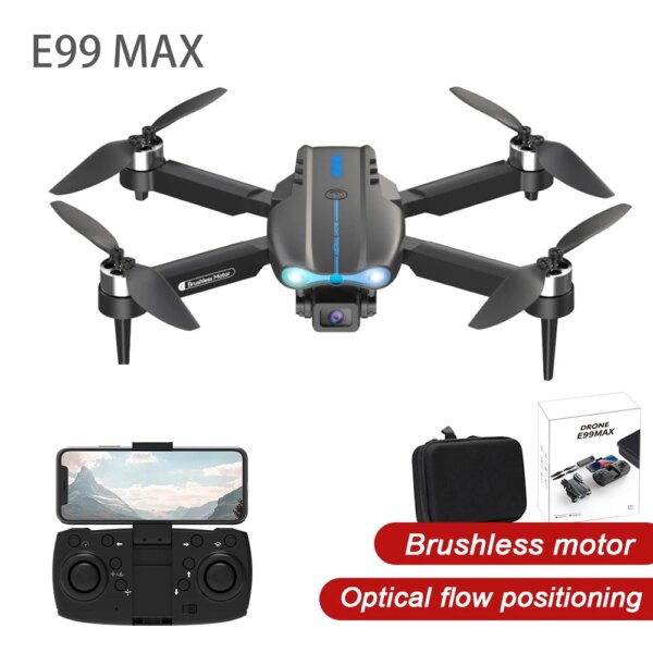 E99 Max Quadcopter Drones With Camera Hd 4k Professional Mini Fpv Drone Remote Control Aircraft Free Shipping Toys For Kids