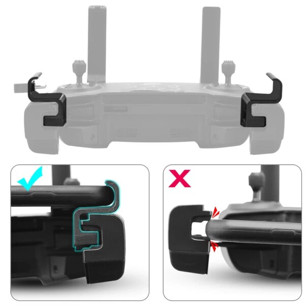 Easy Mount Clip Clamp Phone Holder Connector for DJI Mavic Mini Mini SE Mavic 2 Pro Zoom Spark Air Platinum Controller Accessory