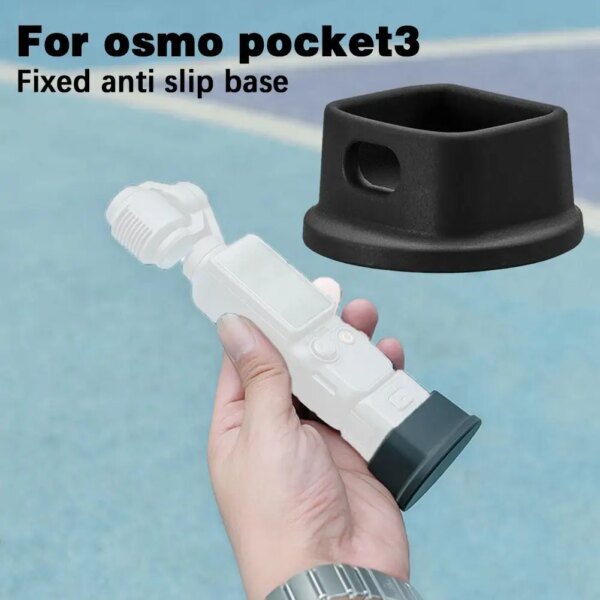 Expansion Accessory Base For DJI OSMO Pocket 3 Silicone Anti Slip Fixed Base Lingmou Pocket Camera Cameras For Drones R7A9