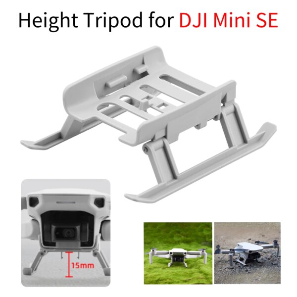 Extended Height Foldable Landing Gear Tripod Stand Mini Drone Accessories Extension Legs for DJI Mini 2/Mavic Mini