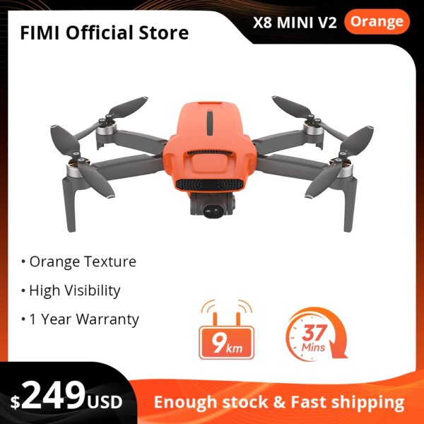 FIMI X8 MINI V2 2023 Camera Drone under 250g Quadcopter drones 4k professional x8 mini pro v2 9KM flight distance mini pro drone