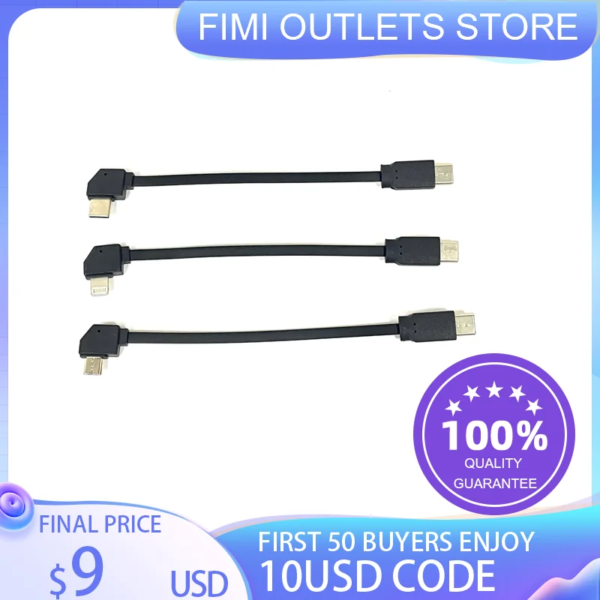 FIMI X8 MINI V2 & X8 MINI Camera Drone Original USB cable drone spare parts fimi x8 mini type c usb microusb line drop shipping