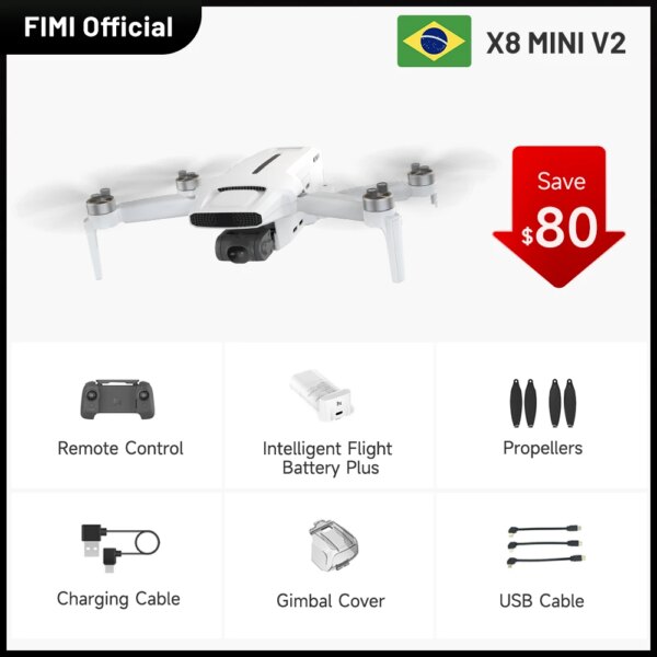 FIMI X8 MINI V2 & X8 MINI Drone Plus Battery original batterie RC Quadcopter Spare Part bateria Rechargeable LiPo 2S Battery