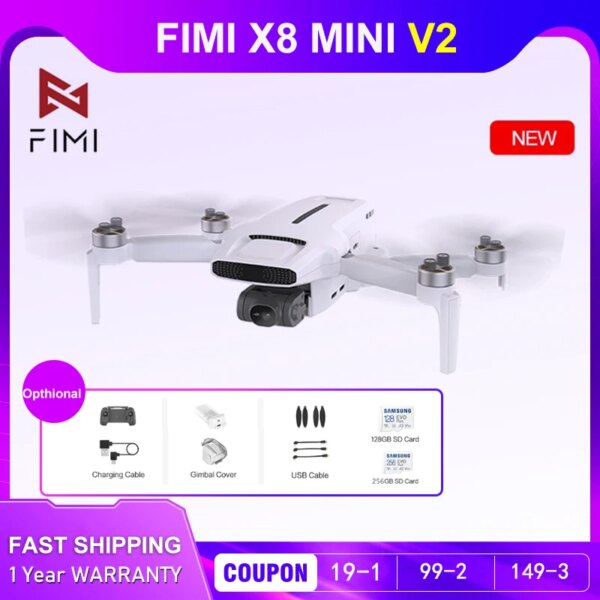 FIMI X8 Mini Drone with camera 4k remote control helicopter 3-axis Gimbal 249g helicoptero controle remoto Mini x8 pro drone