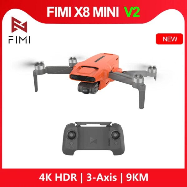 FIMI X8 Mini V2/ X8 MINI Pro Professional Camera Drone 250g Ultralight 3-Axis 9km Transmission 4K GPS Quadcopter RC Helicopter