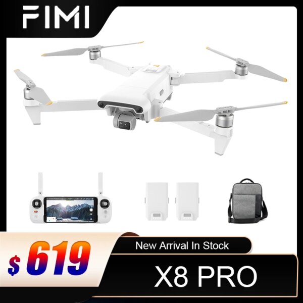 FIMI X8 Pro 3-Axis Gimbal 4K HD Camera Drone GPS Smart Avoiding Obstacles professional RC Quadcopter Helicopter in Stock