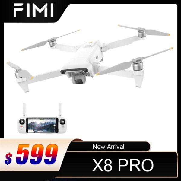 FIMI X8 Pro professional 4K HD Camera 3-Axis Gimbal Drone GPS Smart Avoiding Obstacles RC Quadcopter in Stock