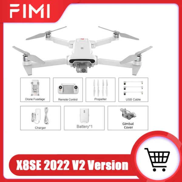 FIMI X8 SE 2022 V2 Version Gimbal Camera Drones 4K HDR Quadcopter