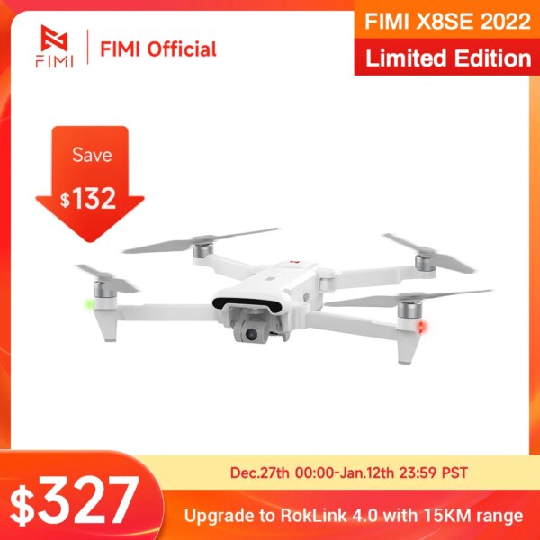 FIMI X8SE 2022 Limited Edition Camera drone 4K professional 15km transmission3-axis Gimbal 35mins drone com gps fimi x8 pro 2023