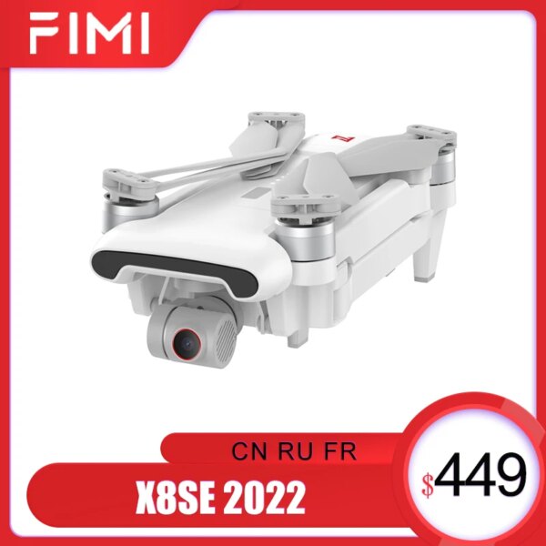 FIMI X8se 2022 V2 4K HD 3-Axis Gimbal Camera Drone Remote Control Quadcopter RC Helicopter