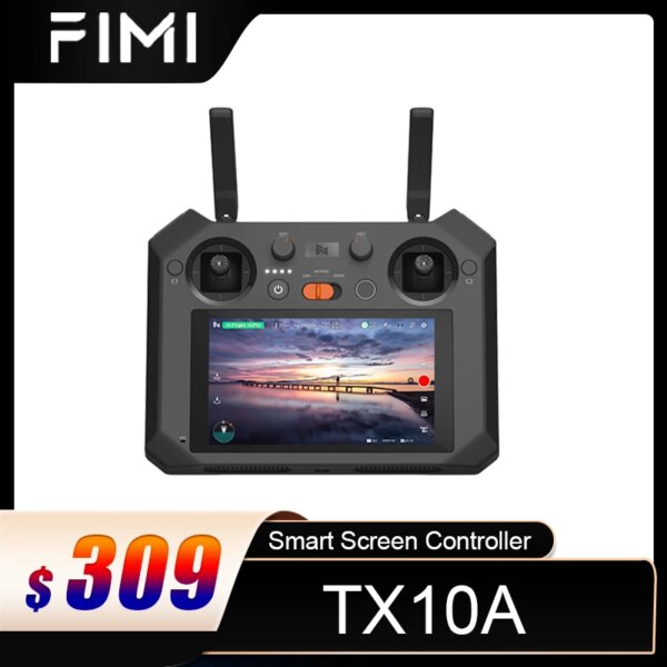 FIMI-controlador TX10A con pantalla para Dron X8 Pro X8se 2022 V2, accesorios para Dron RC, transmisor de Control remoto