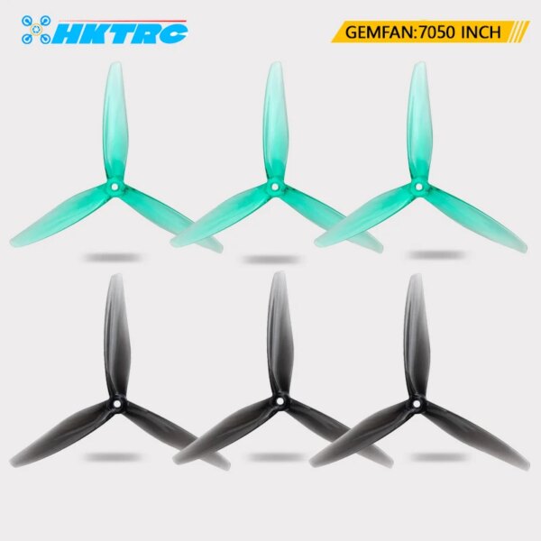 FPV Gemfan Flash 7050 3-Blad 7X4X3 PC Propeller 7 Inch Frame Spare Parts RC multi-rotors Suitable Long Range Drones DIY Parts