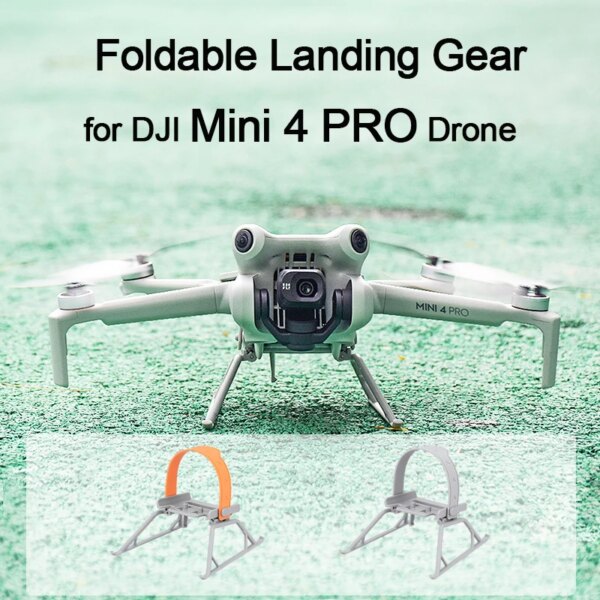 Foldable Landing Gear for DJI Mini 4 Pro Expanded Bracket Prevent Camera Lens Scraping Gimbal Protection Drone Accessories