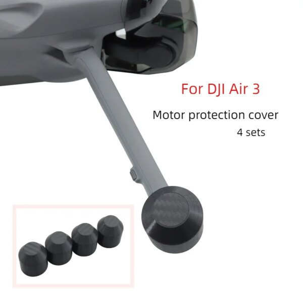 For DJI AIR 3 motor protection cover motor protection cover, hard shell dust seal anti oxidation protection accessories