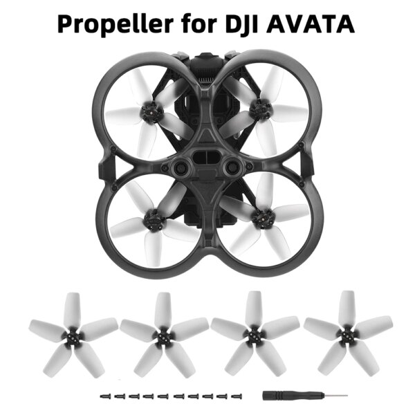 For DJI Avata Propeller Props Blade Replacement Light Weight Wing Fans Propellers for DJI AvataR Drone Accessories