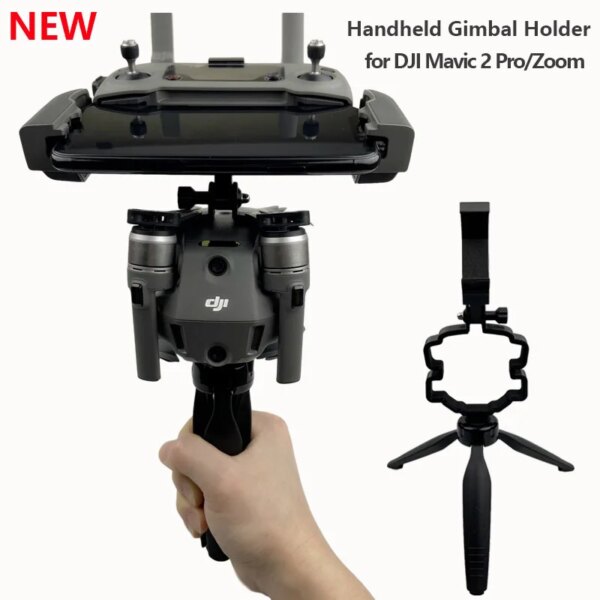 For DJI Mavic 2 Pro Zoom Drone Support Handheld Gimbal Camera Holder Fixed Mount Bracket Tripod Phone Remote Control Stabilizer