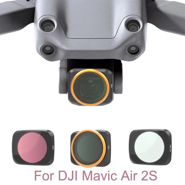 For DJI Mavic Air 2S CPL UV ND8 ND16 ND32 ND64PL/ ND Lens Filters Set Professional Filter Kit Air 2S