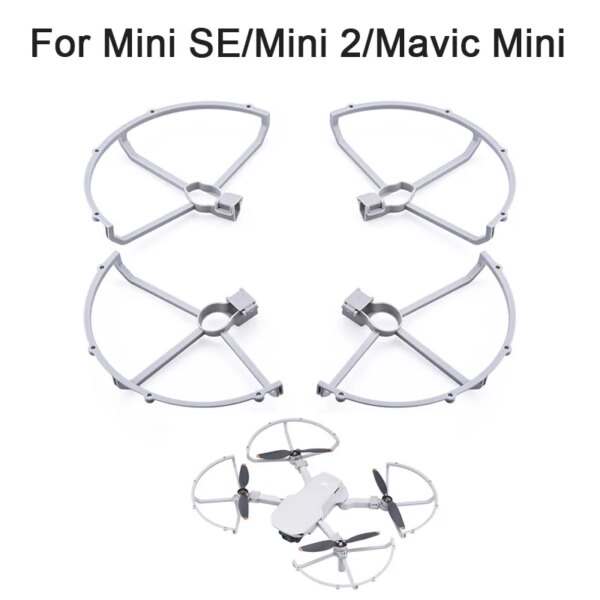 For DJI Mavic Mini 2/Mini/Mini SE Propeller Guard Drone Quick Release Propeller Protective Ring Protector Cage Drone Accessory