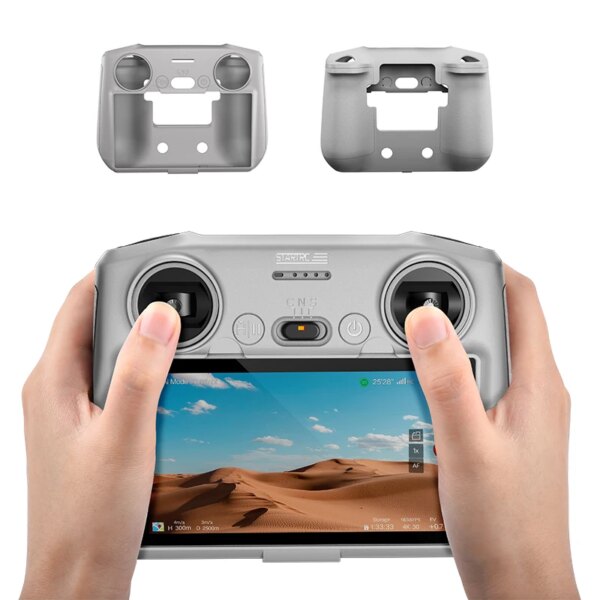 For DJI Mini 3 Pro Aerial Photography Drone with Screen Remote Control Anti-fall Silicone Protective Cover