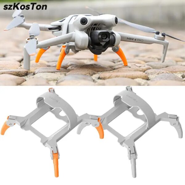 For DJI Mini 4 Pro Drone Landing Gear Support Leg Gimbal Camera Lens Heighten Anti-collision Protect Bracket Drone Accessories