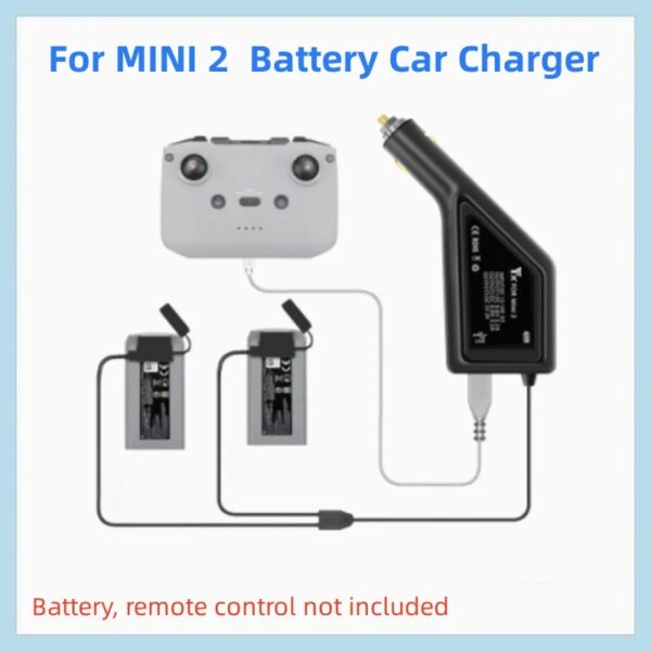 For Mini 2/MINI SE remote control and charging For mini 2 drone accessories car charger double electric car charging battery