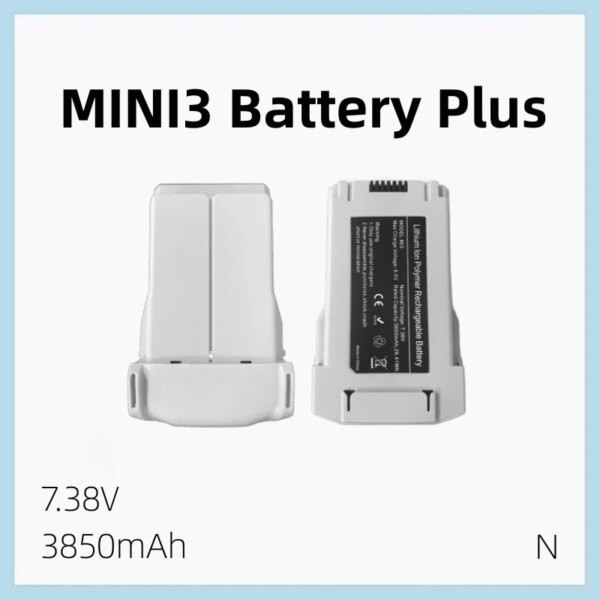 For Mini4 Pro/Mini3 Battery Plus High Capacity 3850mAh Compatible With Mini 3 Pro Drone With Up To 47 Minutes Of Flight Time