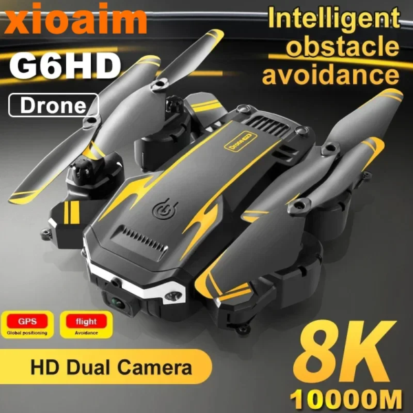 For Xiaomi G6 Drone GPS 8K Professional HD Aerial Photography Omnidirectional Obstacle Avoidance 5G Unmanned Aerial Vehicle Toys